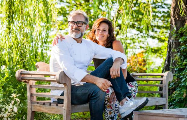 Massimo Bottura and Lara Gilmore